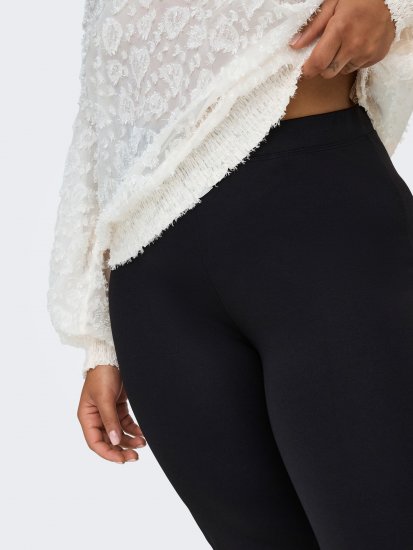 Only Carmakoma Pever Flared Pants Black - Bukser - 