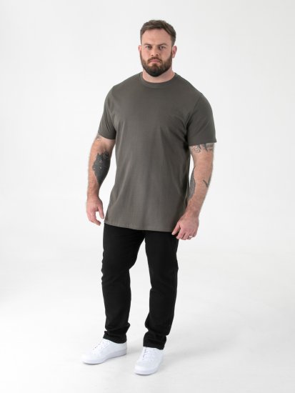 D555 Flyers Crew Neck T-skjorte Khaki - T-skjorter - Store T-skjorter - 2XL-14XL