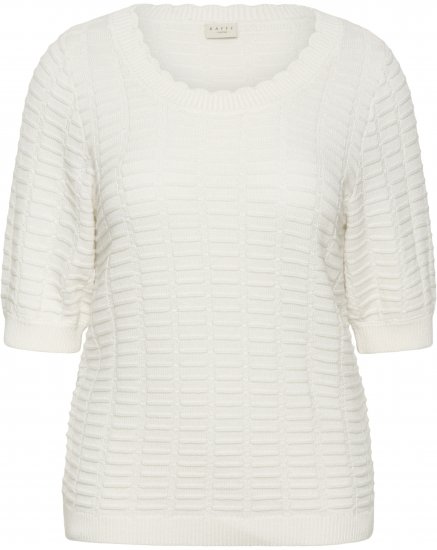 Kaffe Curve Lotia Pullover Chalk - Strikkegensere - 