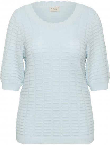 Kaffe Curve Lotia Pullover Nantucket Breeze Blue - Strikkegensere - 