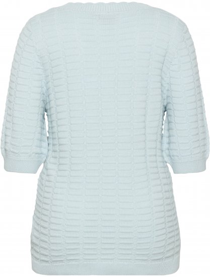 Kaffe Curve Lotia Pullover Nantucket Breeze Blue - Strikkegensere - 