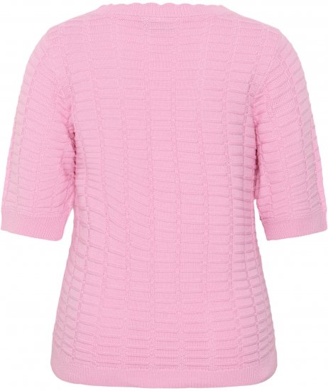 Kaffe Curve Lotia Pullover Pink Frosting - Strikkegensere - 