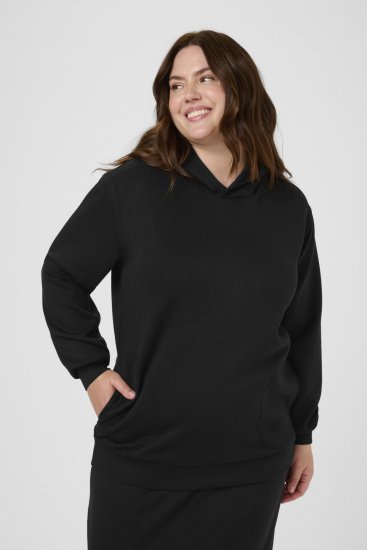 Kaffe Curve Annita Sweatshirt Black - Hettegensere - 