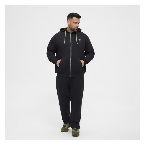 North Latitude Cardigan Hoodie Black - Gensere og hettegensere - Store hettegensere - 2XL-14XL