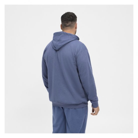 North Latitude Cardigan Hoodie Blue - Gensere og hettegensere - Store hettegensere - 2XL-14XL