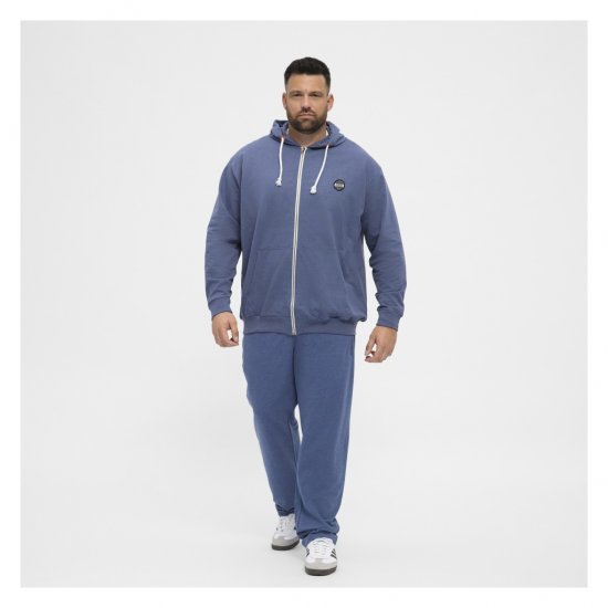 North Latitude Cardigan Hoodie Blue - Gensere og hettegensere - Store hettegensere - 2XL-14XL