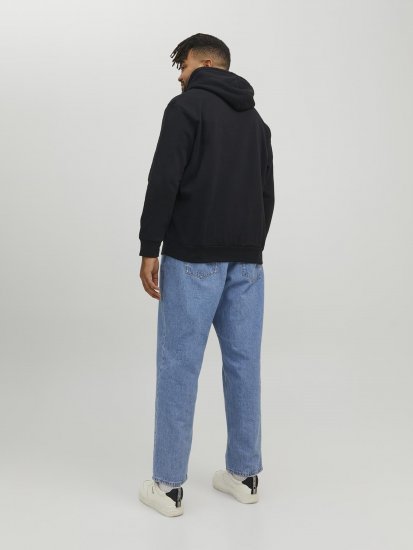 Jack & Jones Hunt Hoodie Black - Gensere og hettegensere - Store hettegensere - 2XL-14XL