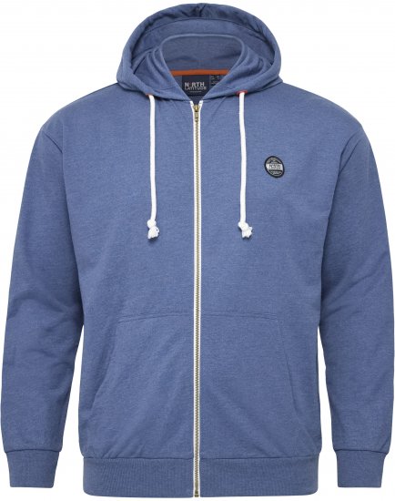 North Latitude Cardigan Hoodie Blue - Gensere og hettegensere - Store hettegensere - 2XL-14XL