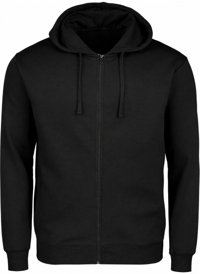 Big Bones Zorro Hoodie with Zipper Black - Gensere og hettegensere - Store hettegensere - 2XL-14XL