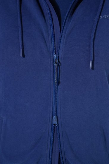 Ulla Popken Athletic Department Hoodie Navy - Hettegensere og collegegensere - Myke gensere, hettegensere og strikk
