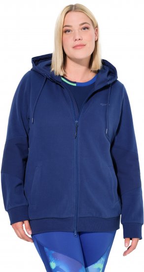 Ulla Popken Athletic Department Hoodie Navy - Hettegensere og collegegensere - 