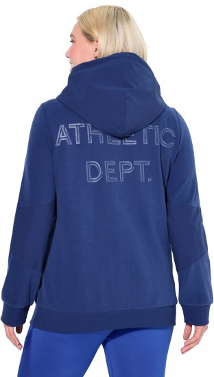 Ulla Popken Athletic Department Hoodie Navy - Hettegensere og collegegensere - 
