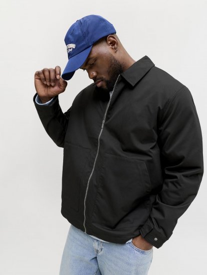 Jack & Jones Winson Worker Jacket Black - Jakker - Store jakker - 2XL-12XL