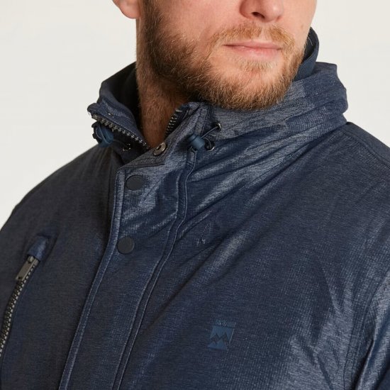 North Latitude 23134 Padded Jacket Waterproof 3K Navy - Jakker - Store jakker - 2XL-12XL