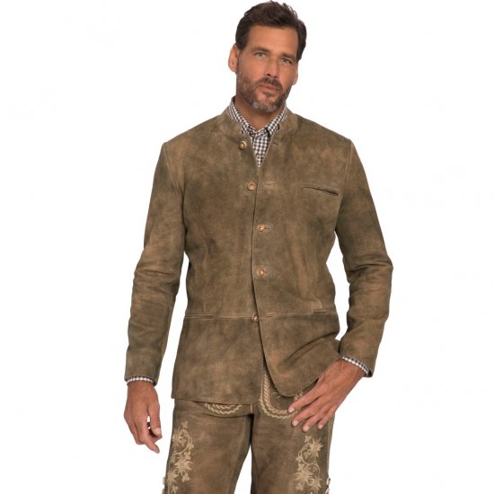 JP1880 Traditional Jacket Janker Goat Suede Brown - Festklær - Festklær – For å feire stilfullt og komfortabelt