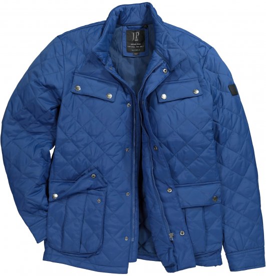 JP1880 Quilted with Multiple Pockets Jacket Dark Blue - Jakker - Store jakker - 2XL-12XL
