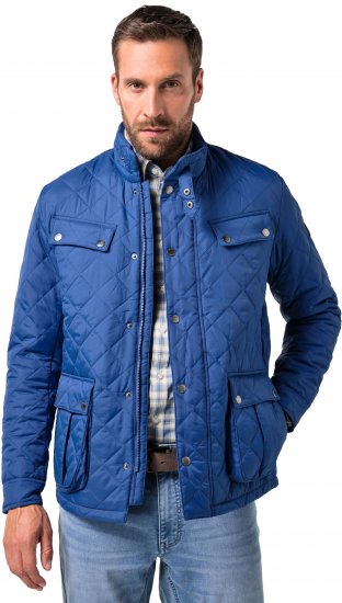 JP1880 Quilted with Multiple Pockets Jacket Dark Blue - Jakker - Store jakker - 2XL-12XL