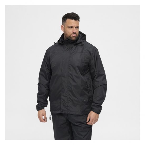 North Latitude Rain Jacket Black - Jakker - Store jakker - 2XL-12XL