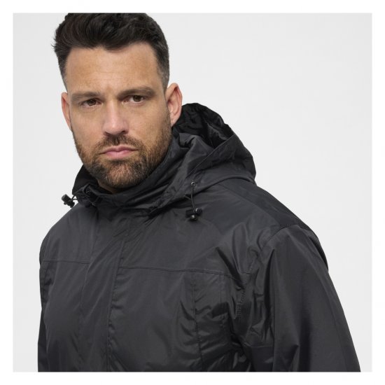 North Latitude Rain Jacket Black - Jakker - Store jakker - 2XL-12XL
