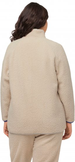 Ulla Popken Teddy Fleece Jacket Vanilla - Jakker - 