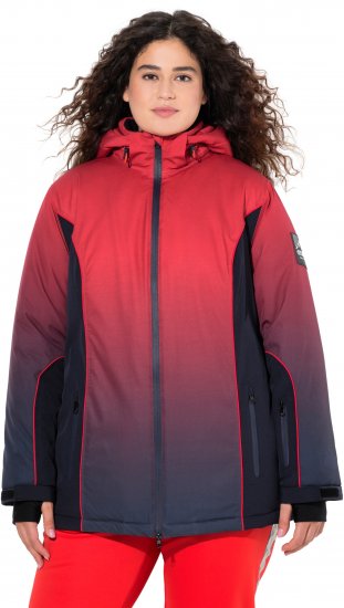 Ulla Popken Gradient Triple-Function Performance Ski Jacket Navy - Jakker - 