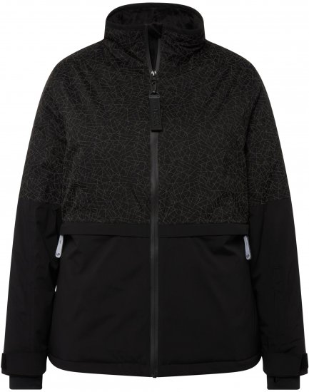 Ulla Popken HYPRAR Waterproof Running Jacket Black - Jakker - 