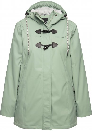 Ulla Popken HYPRAR Rain Jacket Mint Green - Jakker - 