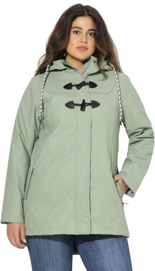 Ulla Popken HYPRAR Rain Jacket Mint Green - Jakker - 