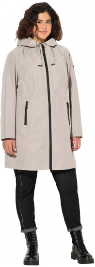 Ulla Popken HYPRAR Waterproof Jacket Medium Grey - Jakker - 