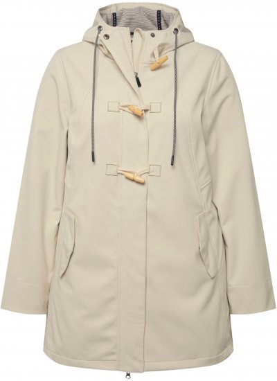 Ulla Popken HYPRAR Water-Repellent Softshell Jacket Vanilla - Jakker - 
