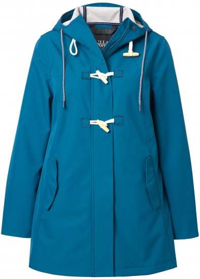 Ulla Popken HYPRAR Water-Repellent Softshell Jacket Teal - Jakker - 