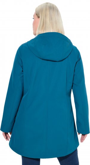 Ulla Popken HYPRAR Water-Repellent Softshell Jacket Teal - Jakker - 