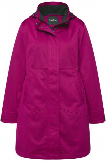 Ulla Popken HYPRAR Melange Softshell Jacket Berry - Jakker - 