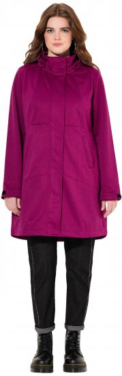 Ulla Popken HYPRAR Melange Softshell Jacket Berry - Jakker - 