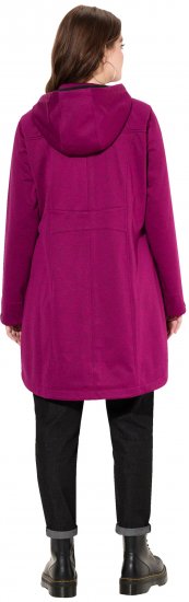 Ulla Popken HYPRAR Melange Softshell Jacket Berry - Jakker - 