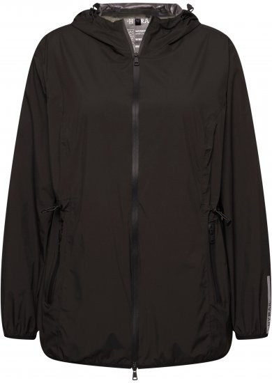 Ulla Popken Lightweight Rain Jacket Black - Jakker - 