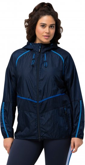Ulla Popken Water Repellent Jacket Navy - Jakker - 
