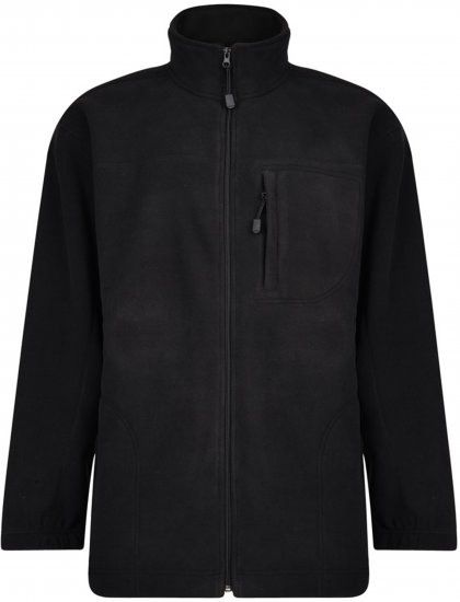 Espionage FL014 Bonded Fleece Jacket Black - Jakker - Store jakker - 2XL-12XL