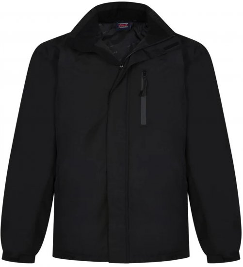 Espionage JT121 Padded Waterproof Coat Black - Jakker - Store jakker - 2XL-12XL