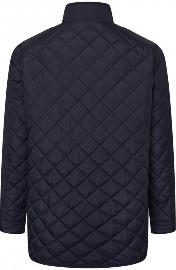 Kam Jeans KV139 Heritage Quilted Parka Jacket Navy - Jakker - Store jakker - 2XL-12XL