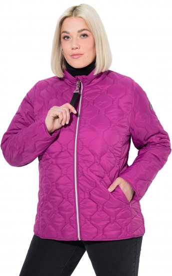 Ulla Popken HYPRAR Lightweight Quilted Water-Repellent Jacket Berry - Jakker - 