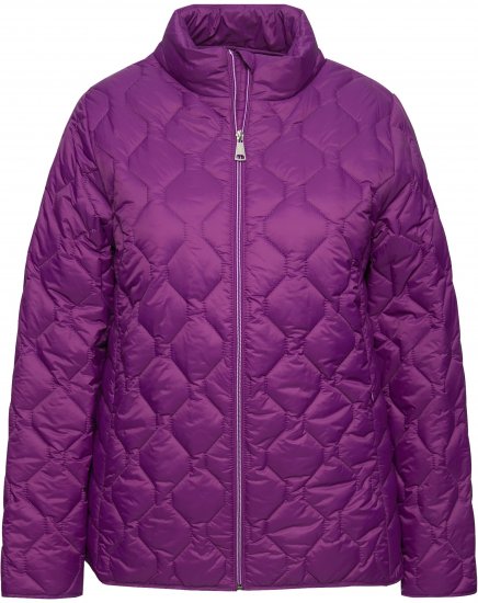 Ulla Popken HYPRAR Lightweight Quilted Water-Repellent Jacket Purple - Jakker - 