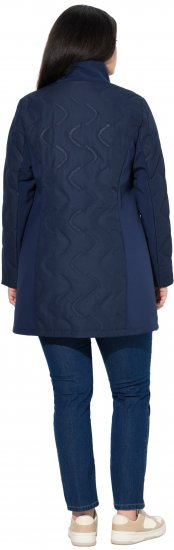 Ulla Popken HYPRAR Laser Quilted Jacket Navy - Jakker - 