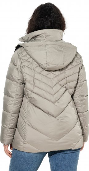 Ulla Popken HYPRAR Water-Repellent Quilted Jacket Medium Grey - Jakker - 