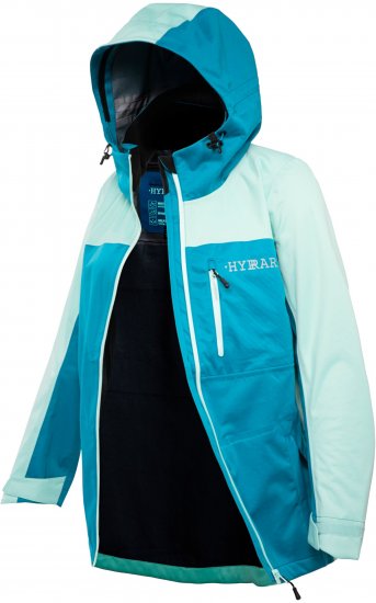 Ulla Popken HYPRAR Lightweight Triple Function Jacket Turquoise - Jakker - 