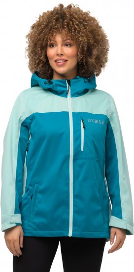 Ulla Popken HYPRAR Lightweight Triple Function Jacket Turquoise - Jakker - 