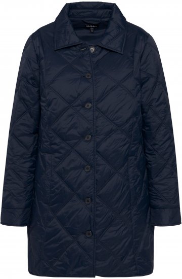 Ulla Popken Quilted Jacket Navy - Jakker - 