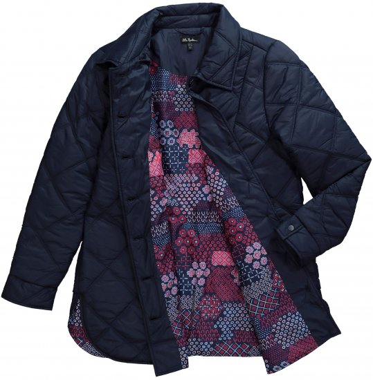 Ulla Popken Quilted Jacket Navy - Jakker - 