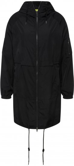 Ulla Popken Versatile Hooded Jacket Black - Jakker - 