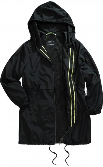 Ulla Popken Versatile Hooded Jacket Black - Jakker - 